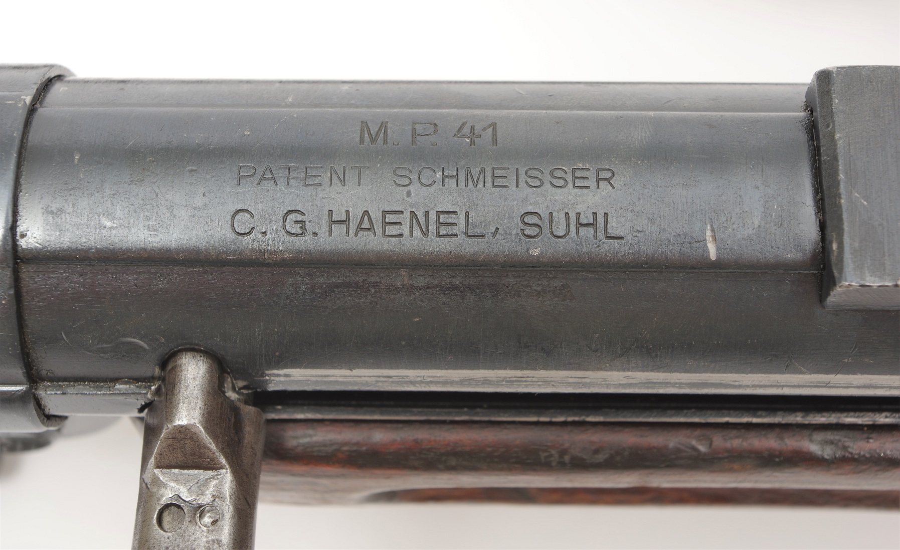 Commercial Haenel logo with Schmeisser patent